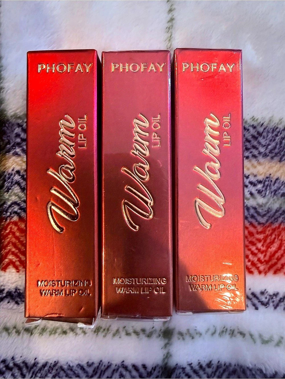 PHOFAY Moisturizing Matte Lip Oil Lip Oil Makeup Set NWT